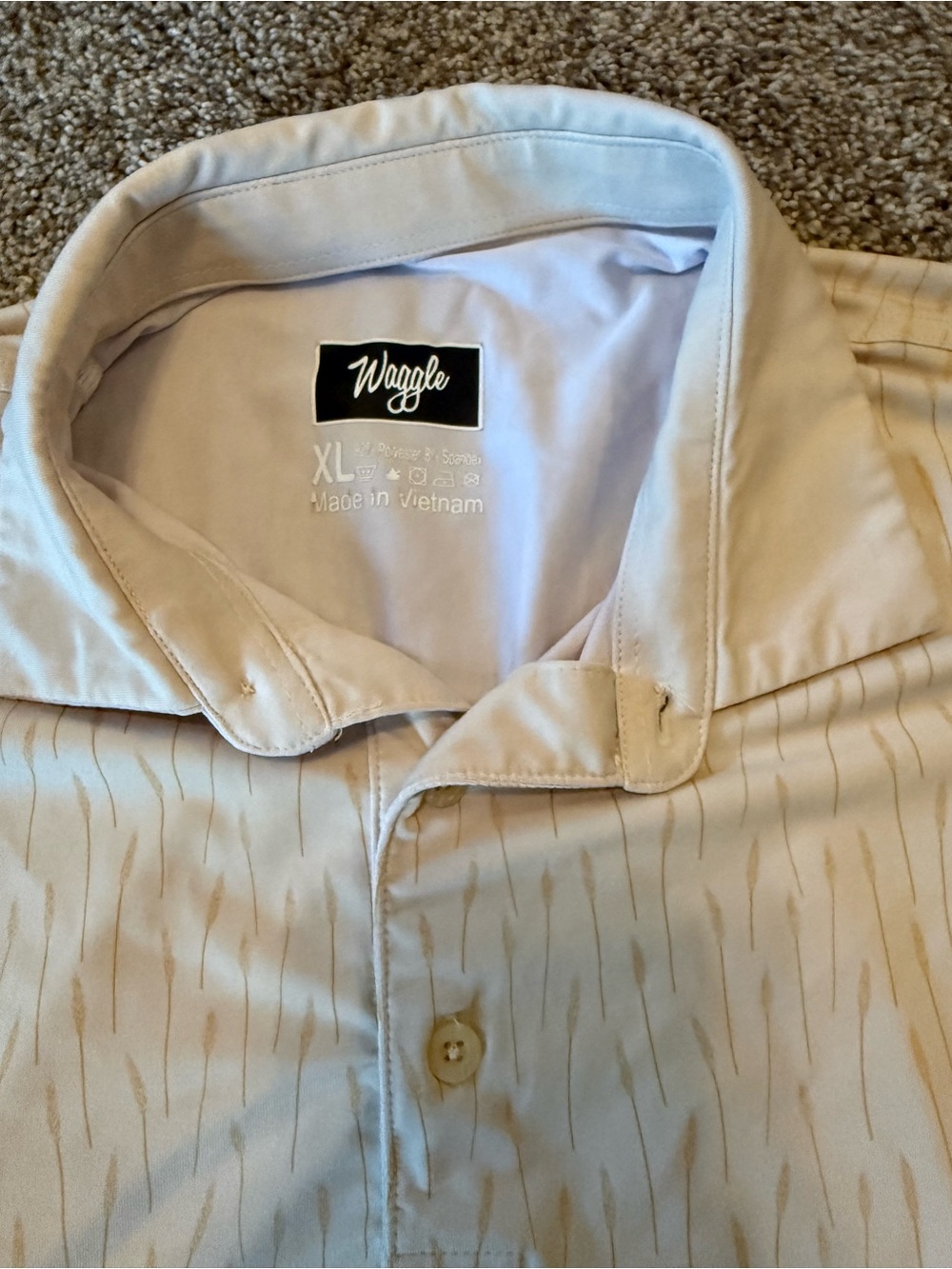 Waggle Men’s Golf Polo - Picture 3 of 3